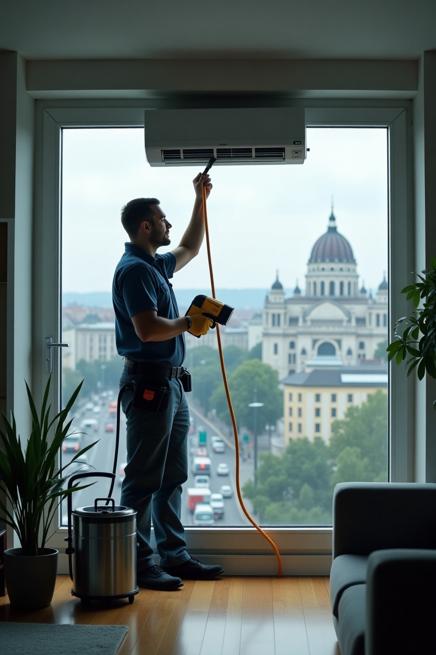 Milyen gyakran javasolt a klímatisztítás Budapest légszennyezettségének függvényében?